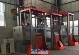 Q32履带式抛丸机 自动上下料