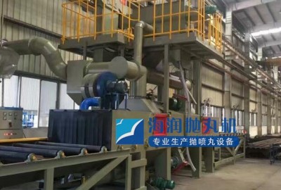 小型辊道通过式抛丸机