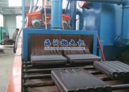 河北抛丸机需求者采购的暖气片专用通过式抛丸机